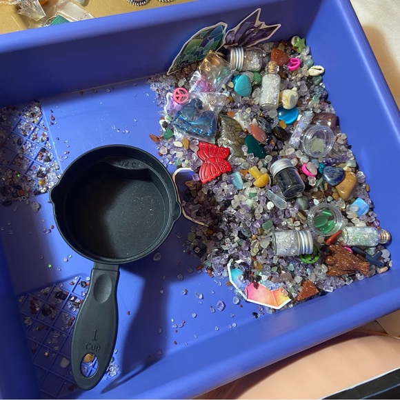 Raw stones 5 ct stones & mystery 3oz lucky scoop wicca diy collectors seasonal - Picture 8 of 14